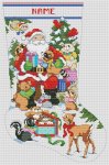 (image for) Santa's Woodland Friends Stocking